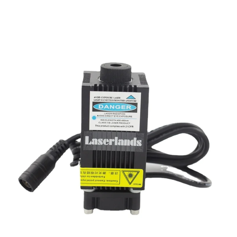 Синий 450nm 5 w лазерный модуль для гравировки/маркировки/резки с PWM/TTL Фокусируемый |