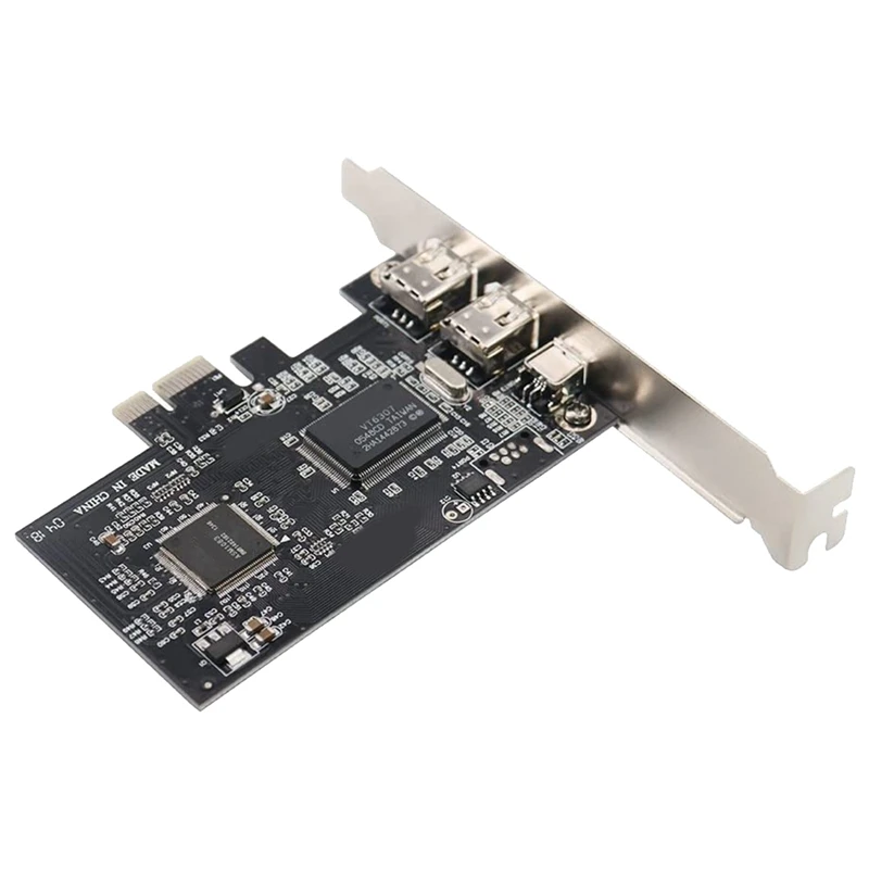 Карта Firewire 1394 PCIe 3 порта 1394A PCI Express на внешний контроллер адаптера IEEE