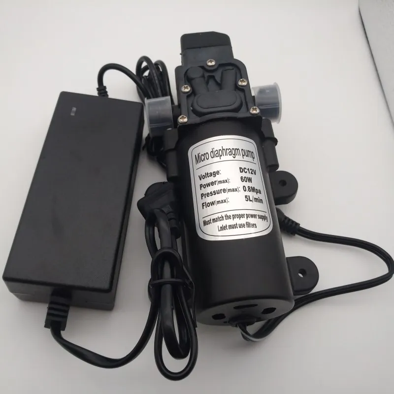 

60W Pump Self-Priming Mist & Drip 2-IN-1 Watering System 110-124V Power Supply Garden Irrigation Spray Cooling Drippers