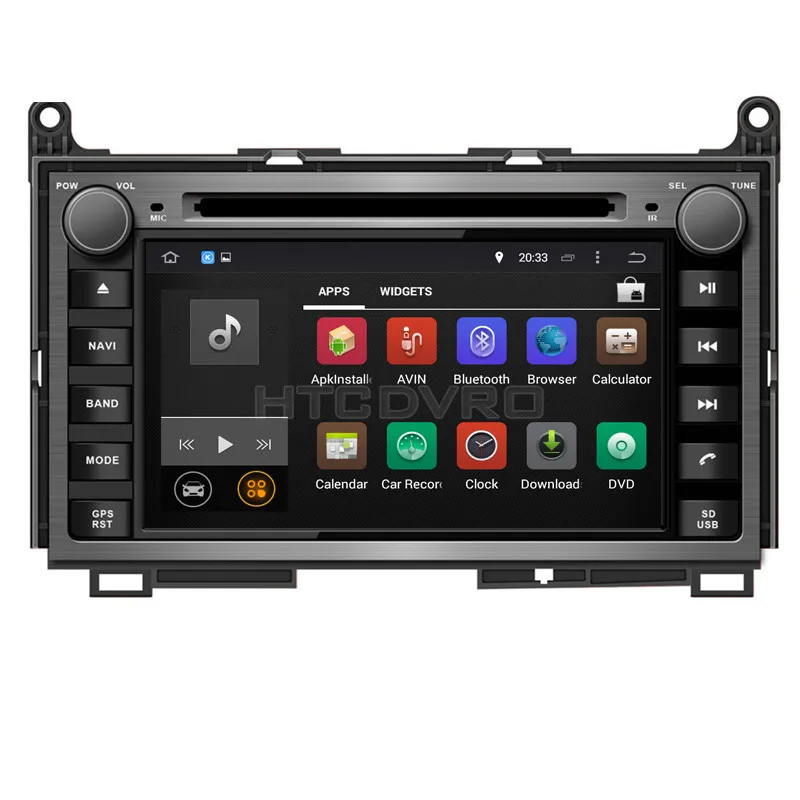 YMODVHT 7 дюймов 4G Восьмиядерный Android 9 0 1 автомобильный dvd плеер для Toyota Venza 2008 GPS