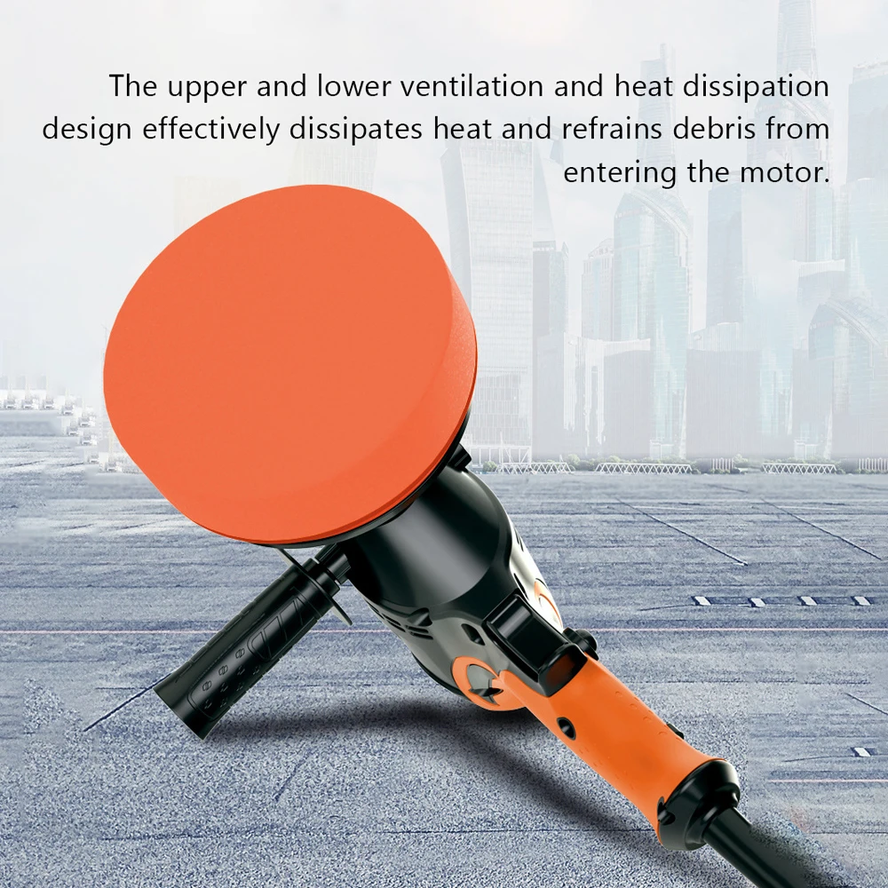 Multifunctional 980W Adjustable Speed Car Electric Waxing Polisher Polishing Machine Six Gears for Automobile Furniture | Инструменты