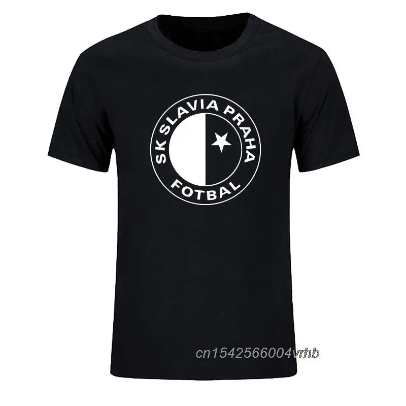 

Bitter Cooffee New Sk Slavia Praha T Shirt Czech Republic Prague Print Quality Cotton T-Shirt For Men Oversize XS-3XL