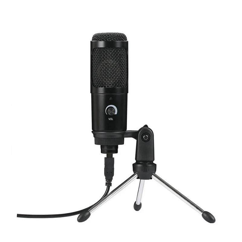 Professional USB Computer Microphones Kit With Adjustable Scissor Arm Stand Shock Mount For PC Laptop Singing Gaming Streaming |