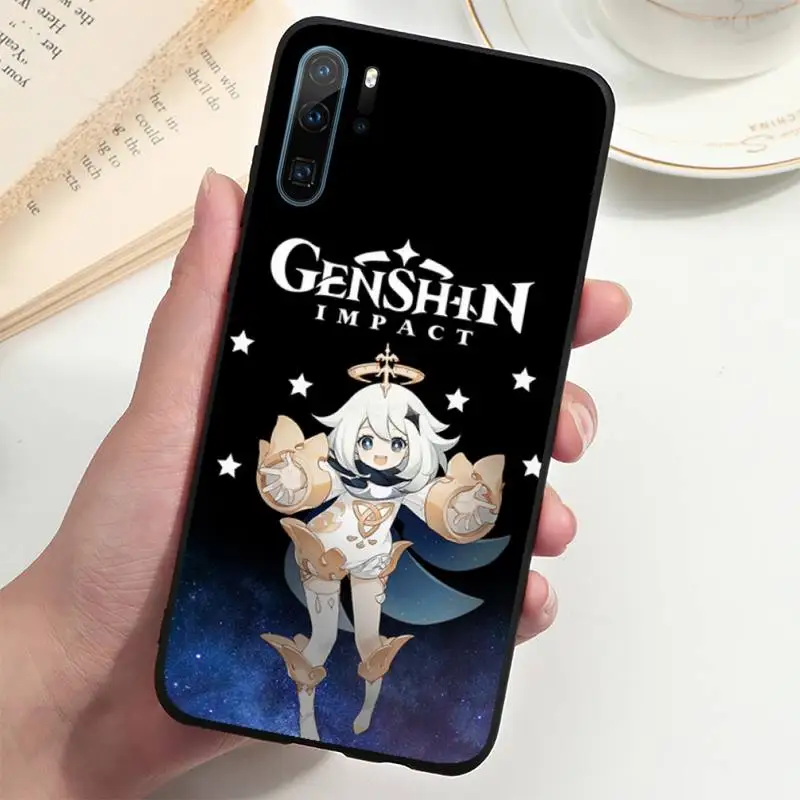 

Anime Genshin Impact Phone Case For Huawei P20 P30 P40 lite Pro P Smart 2019 Mate 10 20 Lite Pro Nova 5t