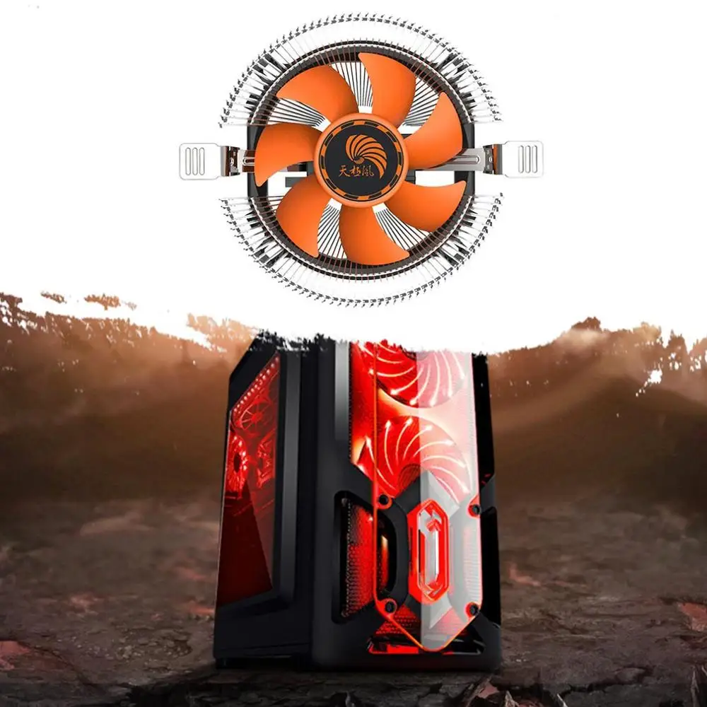 Долгий срок службы супер тихий процессор для ПК охлаждающий вентилятор Радиатор