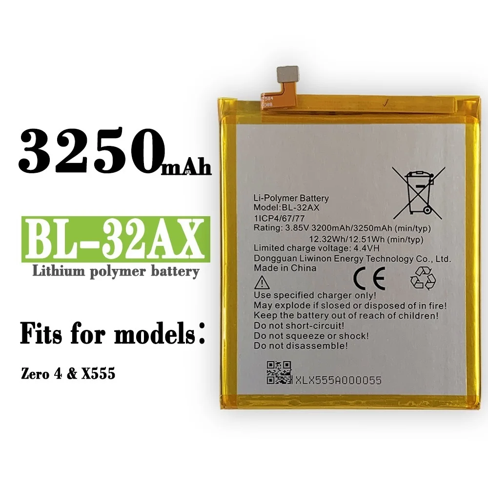 

Применимо Infinix X555 / Zero 4 мобильный телефон BL-32AX новая встроенная батарея большой емкости