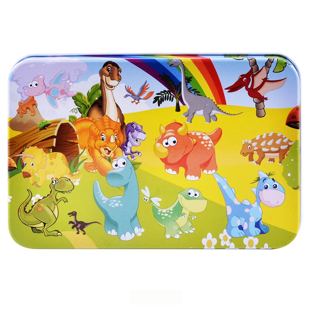 

60Pcs Santa Claus Dinosaur Puzzle Jigsaw Self Assembly Kids Educational Toy Games and Puzzles Toys