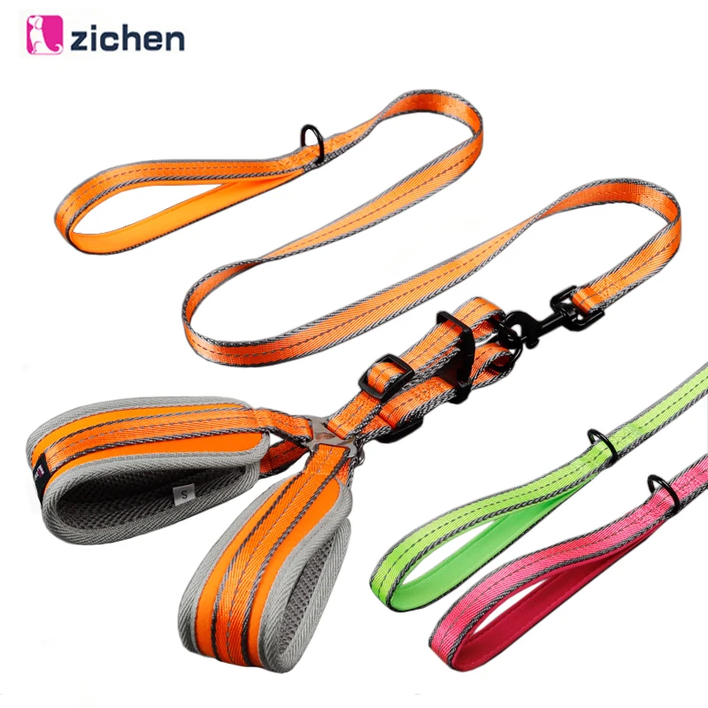 Zichen Светоотражающий Поводок для собак набор регулируемая дышащая прочная сетка