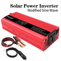12v to 220v 1500w 2000w 2600w car solar boost power inverter auto accessories led adapter 4 8a 4 usb charger converter