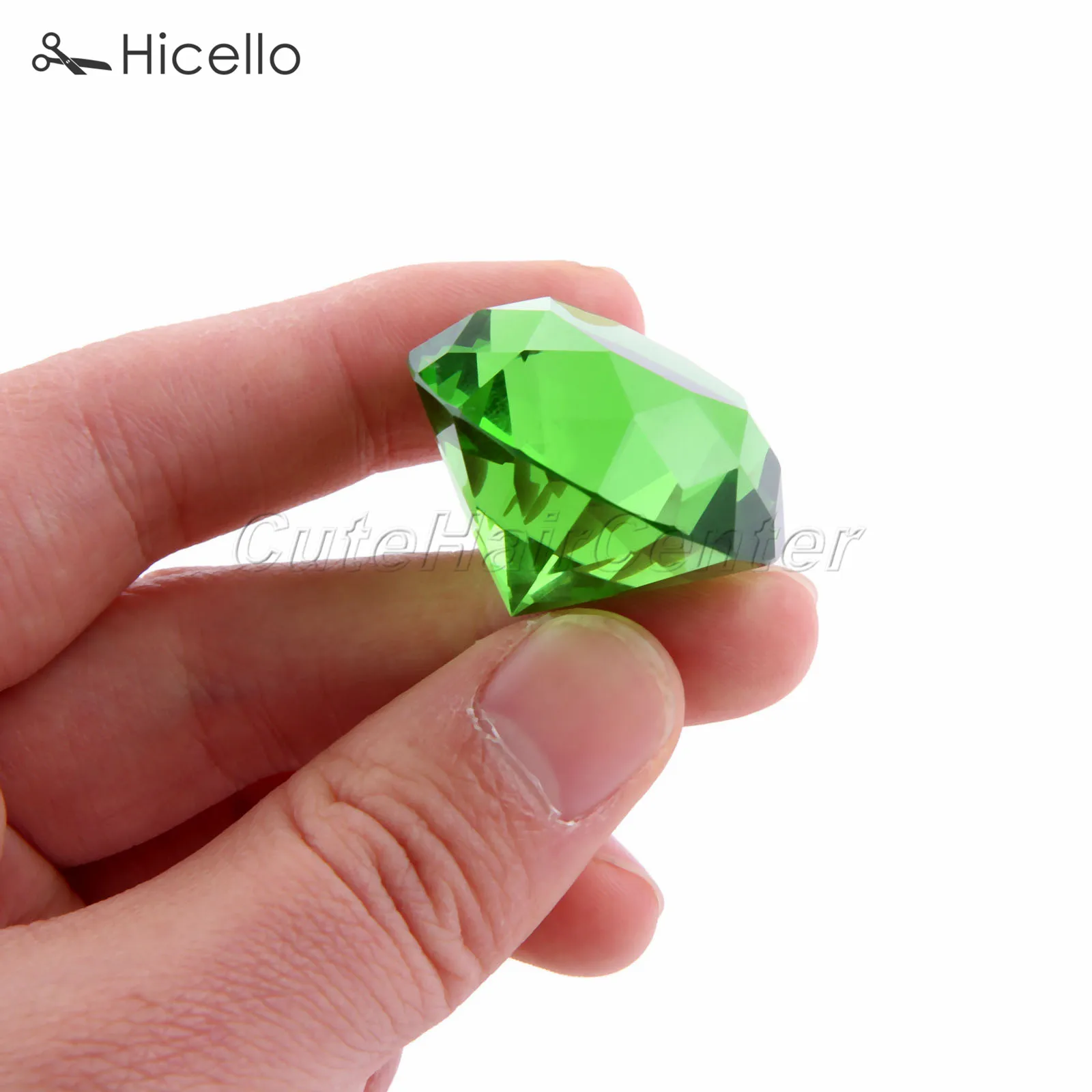 Кристаллический бриллиант K9 стразы стеклянное гигантское украшение 30 мм