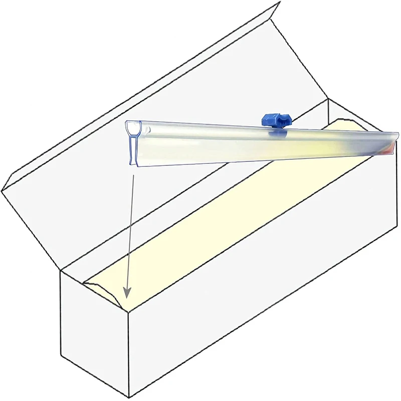 Многоразовый резак для пищевой пленки диспенсер пластиковой с ползунковый