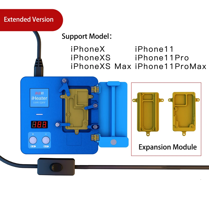 AIXUN iHeater для IPHONE 11 Pro X XS XSMAX материнская плата Расслоенный нагревательный стол