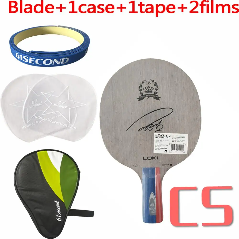 CS with H 1 case Wang Hao LOKI RXTON 1 лезвие из чистого дерева для настольного тенниса/лезвие для пинг-понга/бита для настольного тенниса - Цвет: CS with H 1 case