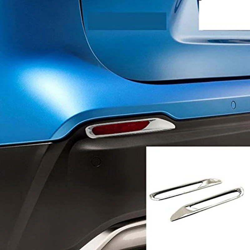 

Задние противотуманные светильник из АБС-пластика, 2 шт., обшивка для Nissan Qashqai J11, хромированное украшение из АБС-пластика