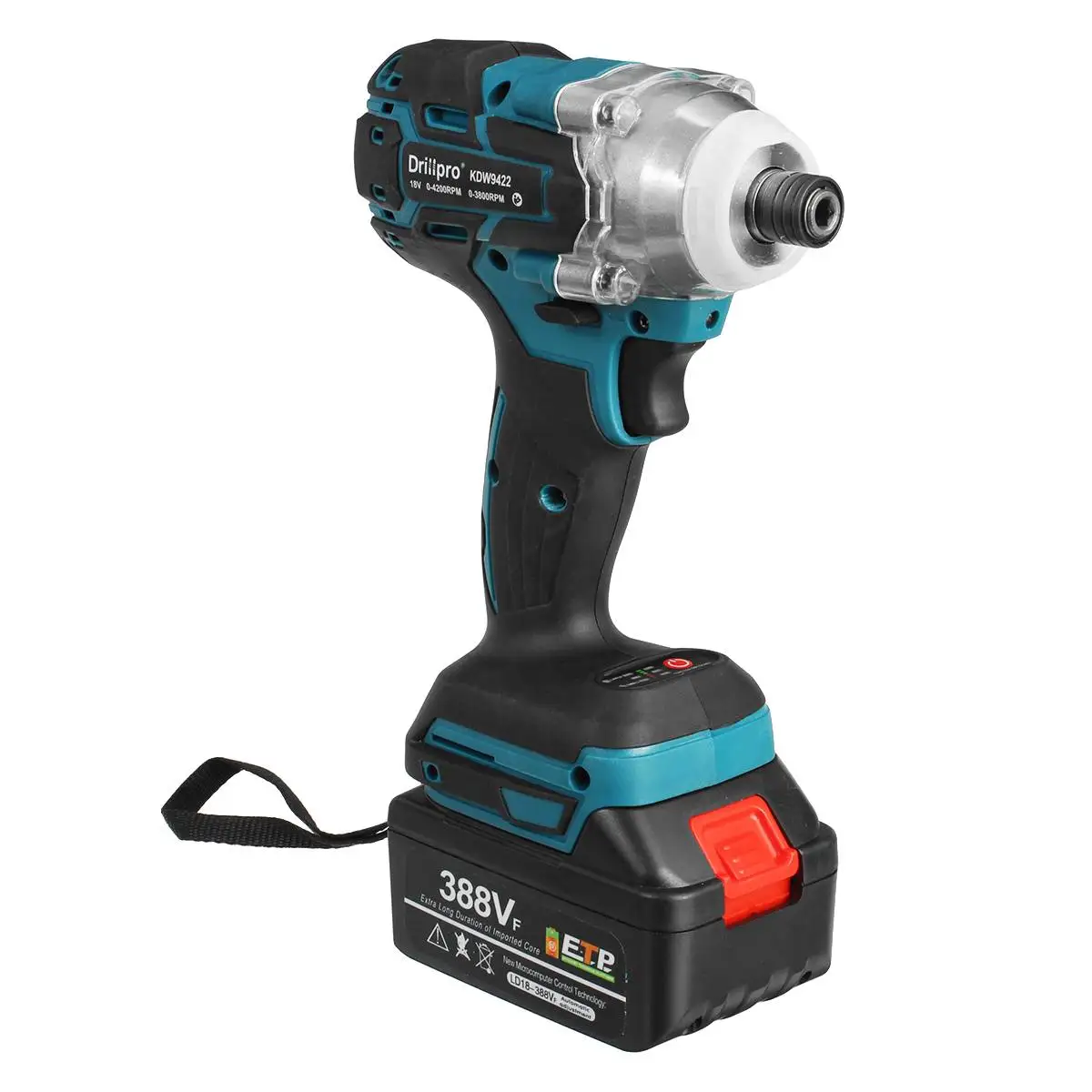 Drillpro 388VF Brushless Electric Screwdriver 1/4 inch Power Tools Cordless Drill Driver + LED Light For Makita 18V Battery | Инструменты