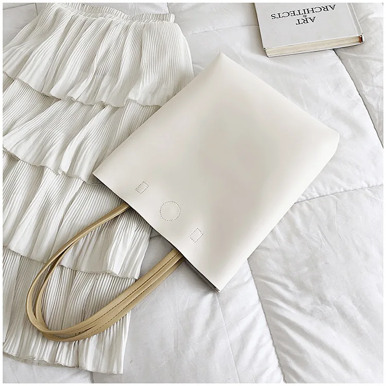2021 new female bag, casual fashion shoulder bag, large-capacity handbag, mobile phone tablet bag