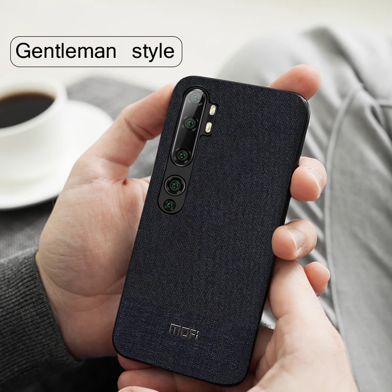 Для Xiaomi CC9 Pro Чехол Mofi для Xiaomi CC9Pro чехол для костюма тканевый мужской темный бизнес CC9Pro защита для перчаток синий