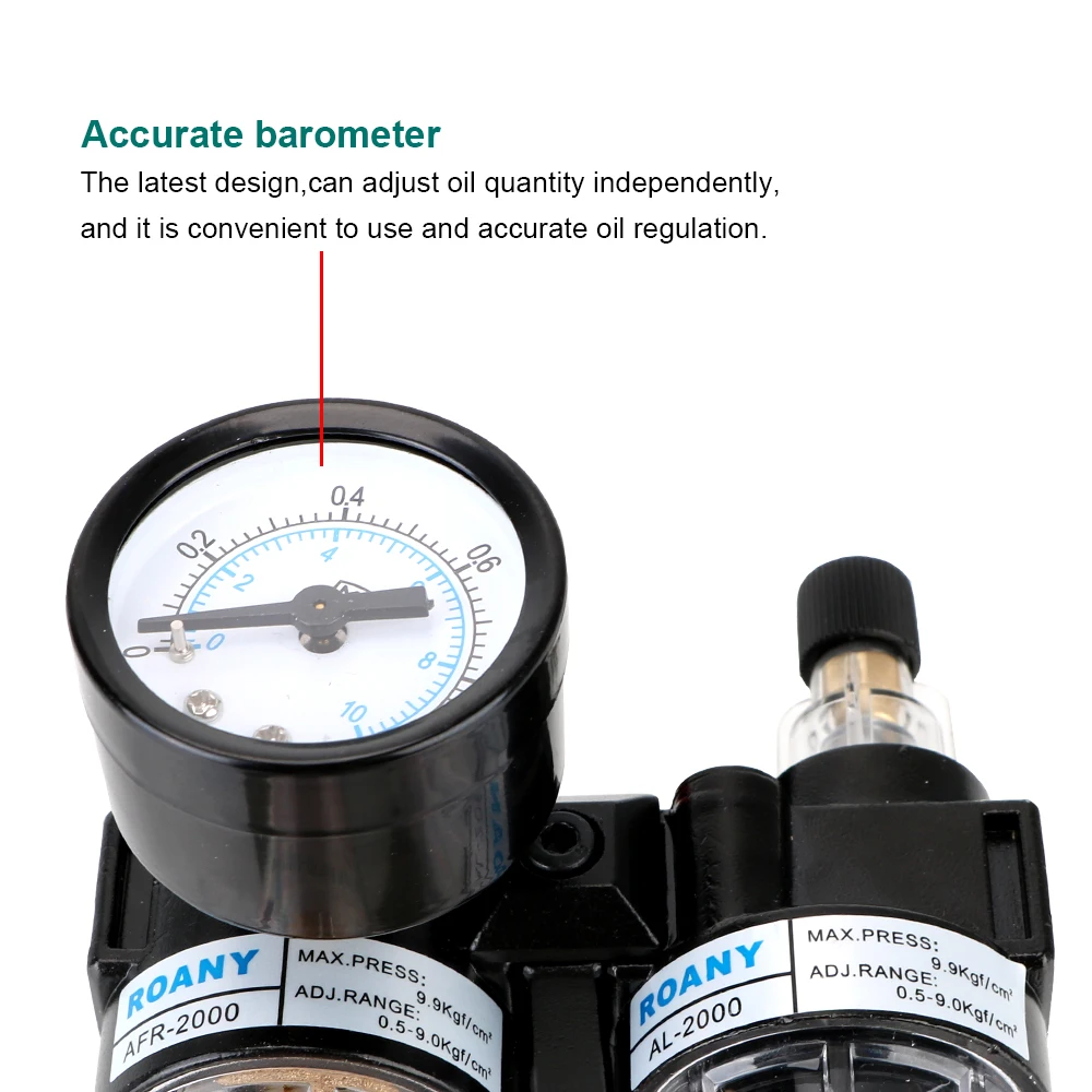 

AFR 2000+AL 2000 G1/4" AFC 2000 Air Compressor Regulator Trap Oil Water Separation Meter Air Treatment Unit