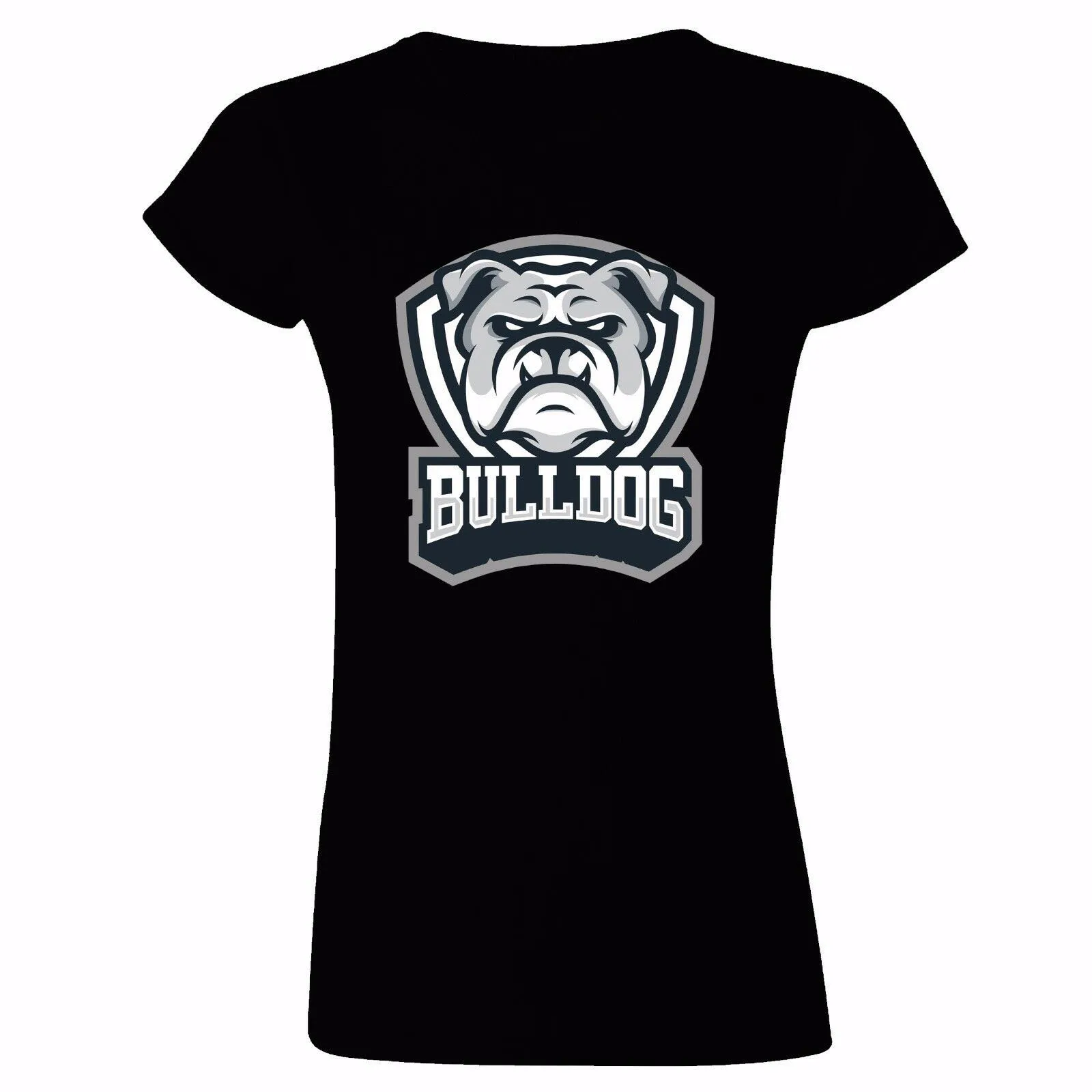 Дизайнерская футболка с значком бульдога для мужчин и женщин британская собака