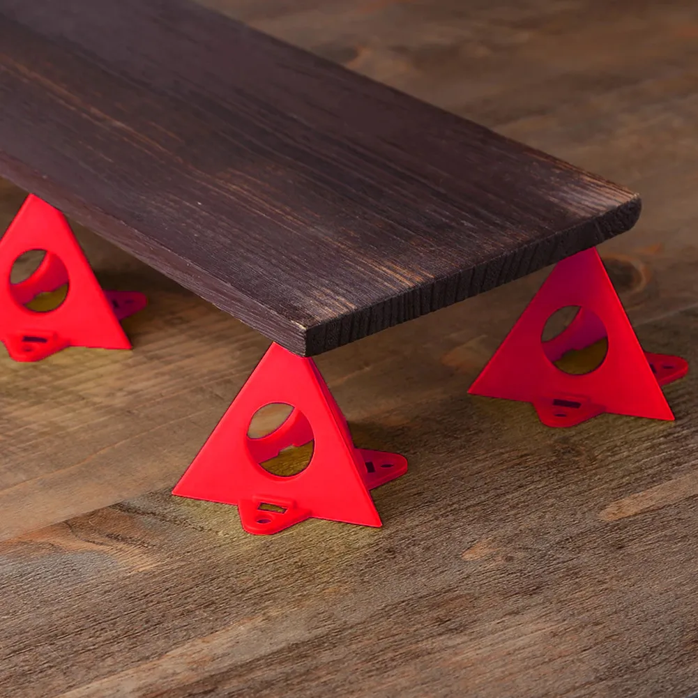 

10pcs Pyramid Stands Plastic Triangle Paint Pads Spray Painting Feet Pad Cone Stands Paint Tool Carpenter Painter Accessories