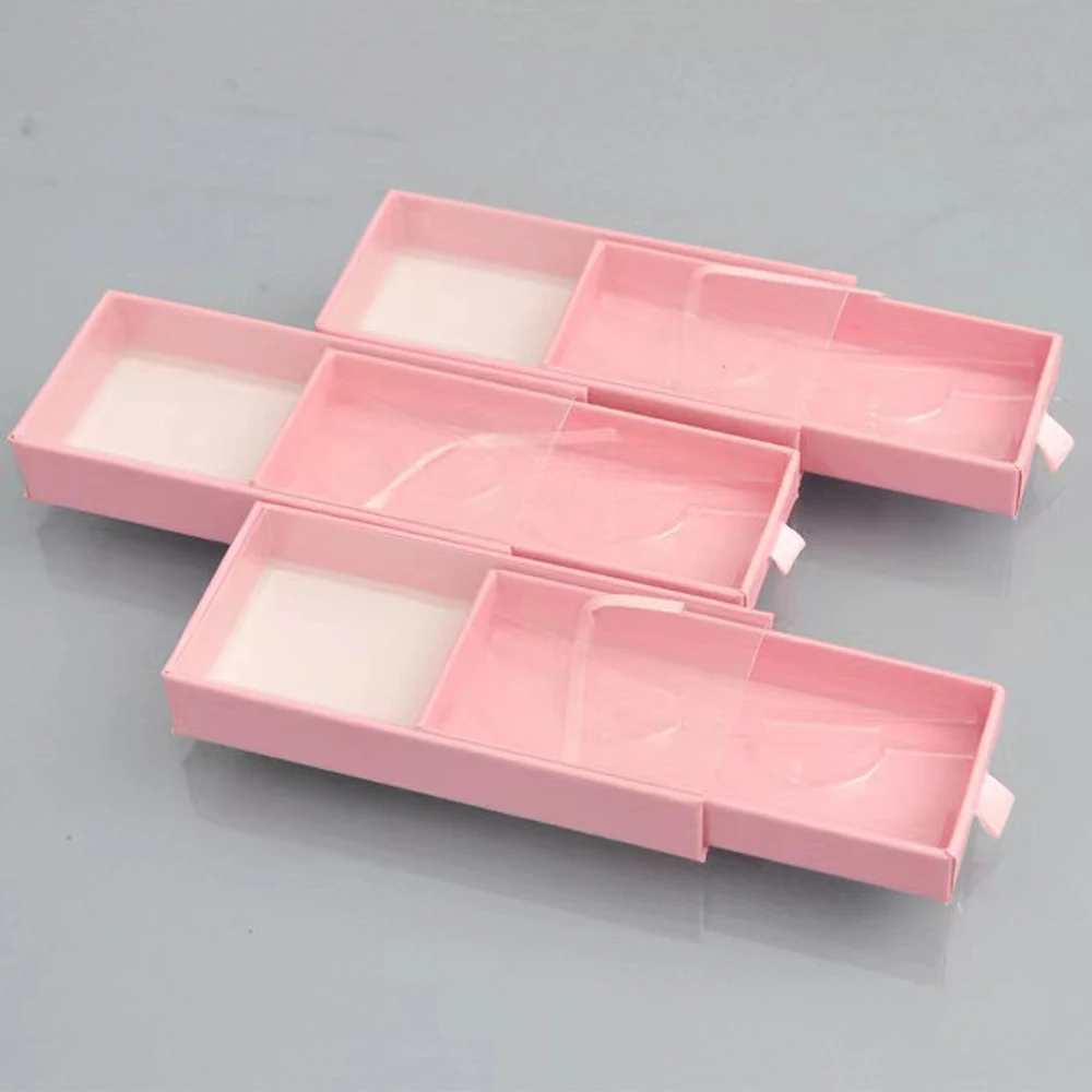 

50/Pack Eyelash Boxes Wholesale eyelash packaging boxes Custom eyelashes box package faux cils 25mm mink eyelashes Makeup cases