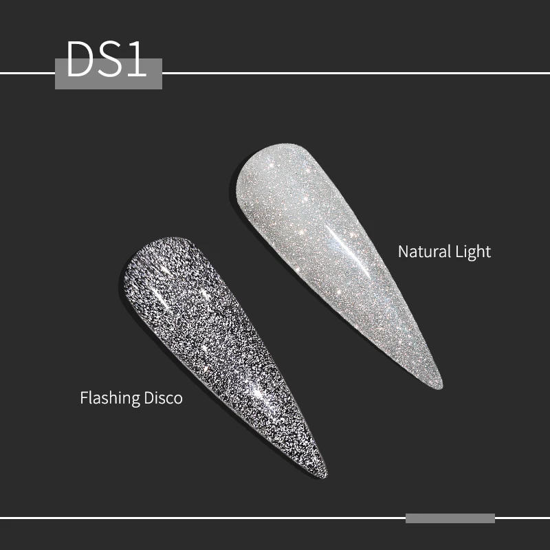 FRANCHESKA Nail Art Glitter Flash Glue Phototherapy Disco Gel 8ml 3d Diy Charm Dust Voor art Decoraties TSLM1 | Красота и здоровье
