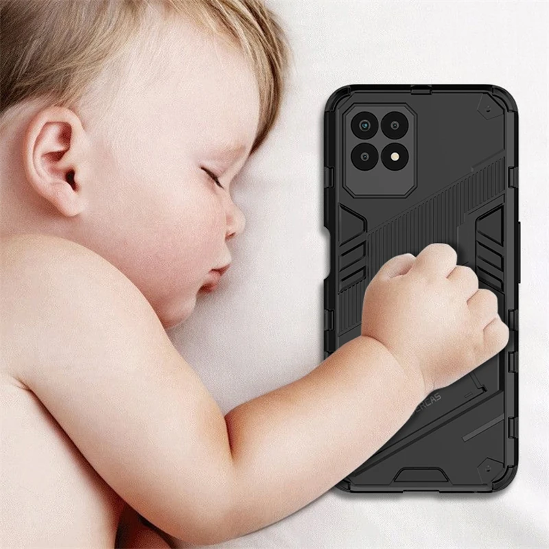 Phone Holder Case For Oppo Realme 8i Case Bumper Armor Full Cover For Realme 9 Pro Plus Case For Realme 9i 8i 8 9 Pro GT Neo2 2T