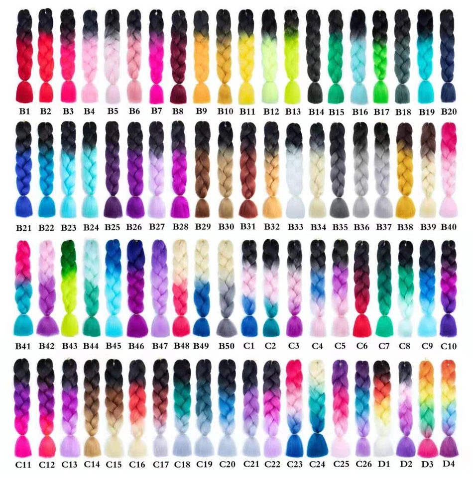 Синтетические волосы для наращивания 24 дюйма из высокотемпературного волокна |