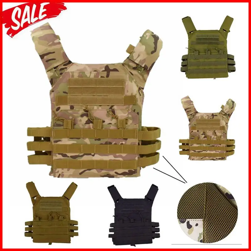 

Tactical Vest Paintball Equipment Military Plate Carrier Army Airsoft Molle Protective Vest Combat Body Armor Hunting Accessorie