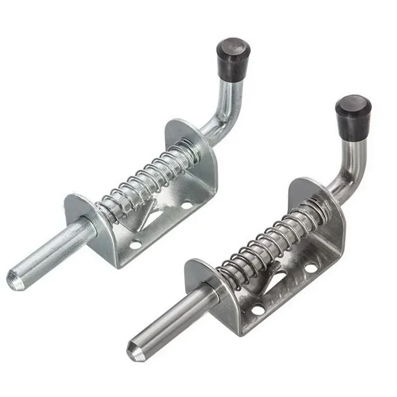 1 шт. пружинная защелка металлическая защитная 128 мм * 32 серебристые Пружинные