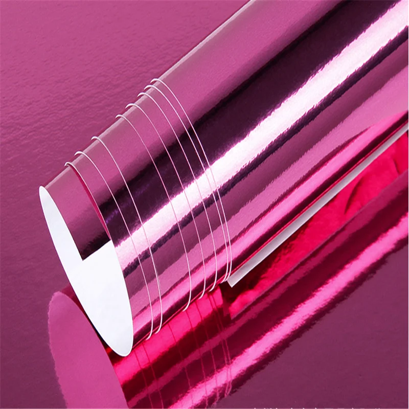 

30cm Mirror Vinyl Wrap Film High Gloss Car Plating Adhesive Sticker Decal Sheet Color Change DIY Auto Stickers Decal Accessories