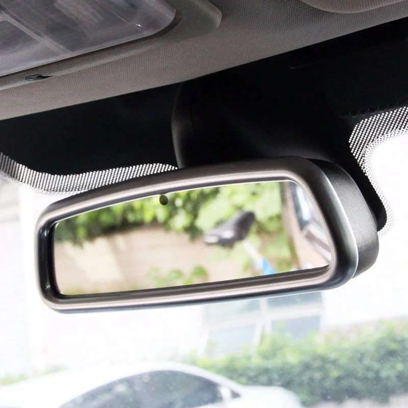 Chrome Interior Rear View Mirror Cover Trim Mouldings for Volvo XC60 V60 S40 S60 2009-2015 | Автомобили и мотоциклы