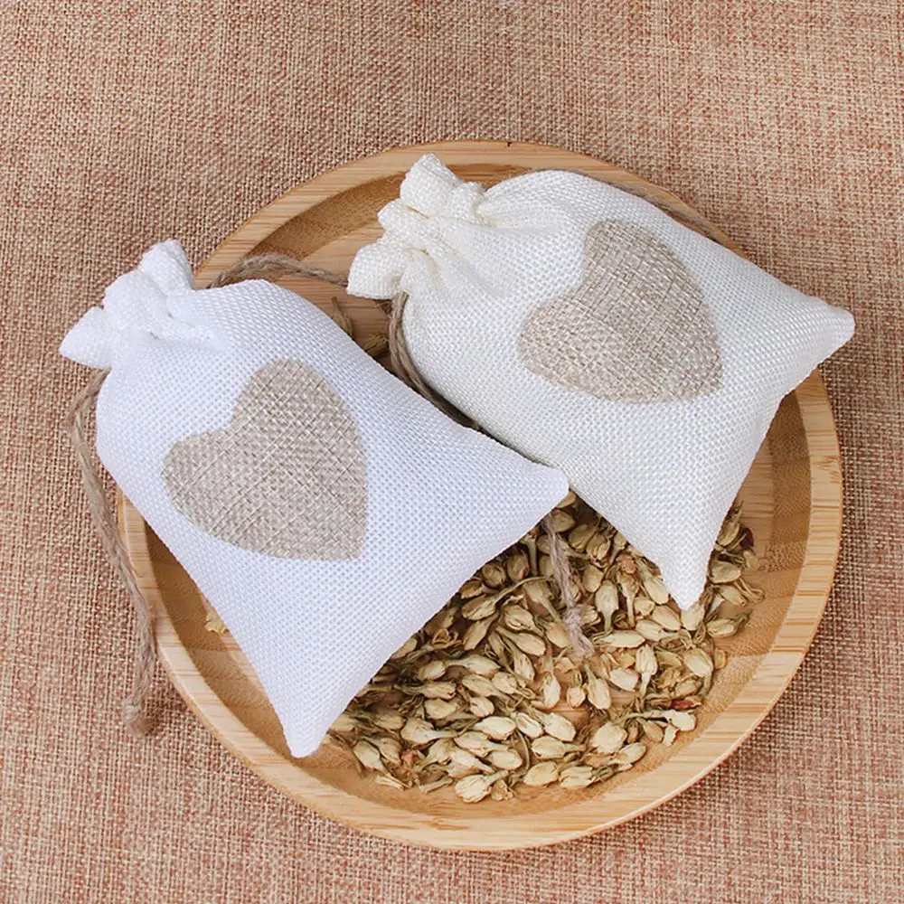 

10PCS New Party Festive Supplies Trendy Portable Storage Bag Cotton Pocket Drawstring Burlap Bags Gift Bags