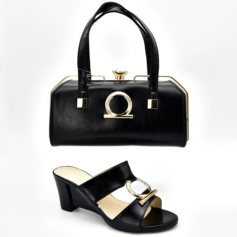 Новое поступление комплект из обуви и сумки в африканском стиле итальянский