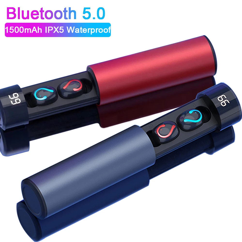 Беспроводные наушники HBQQ67TWS Bluetooth 5 0 3D стерео игровые спортивные
