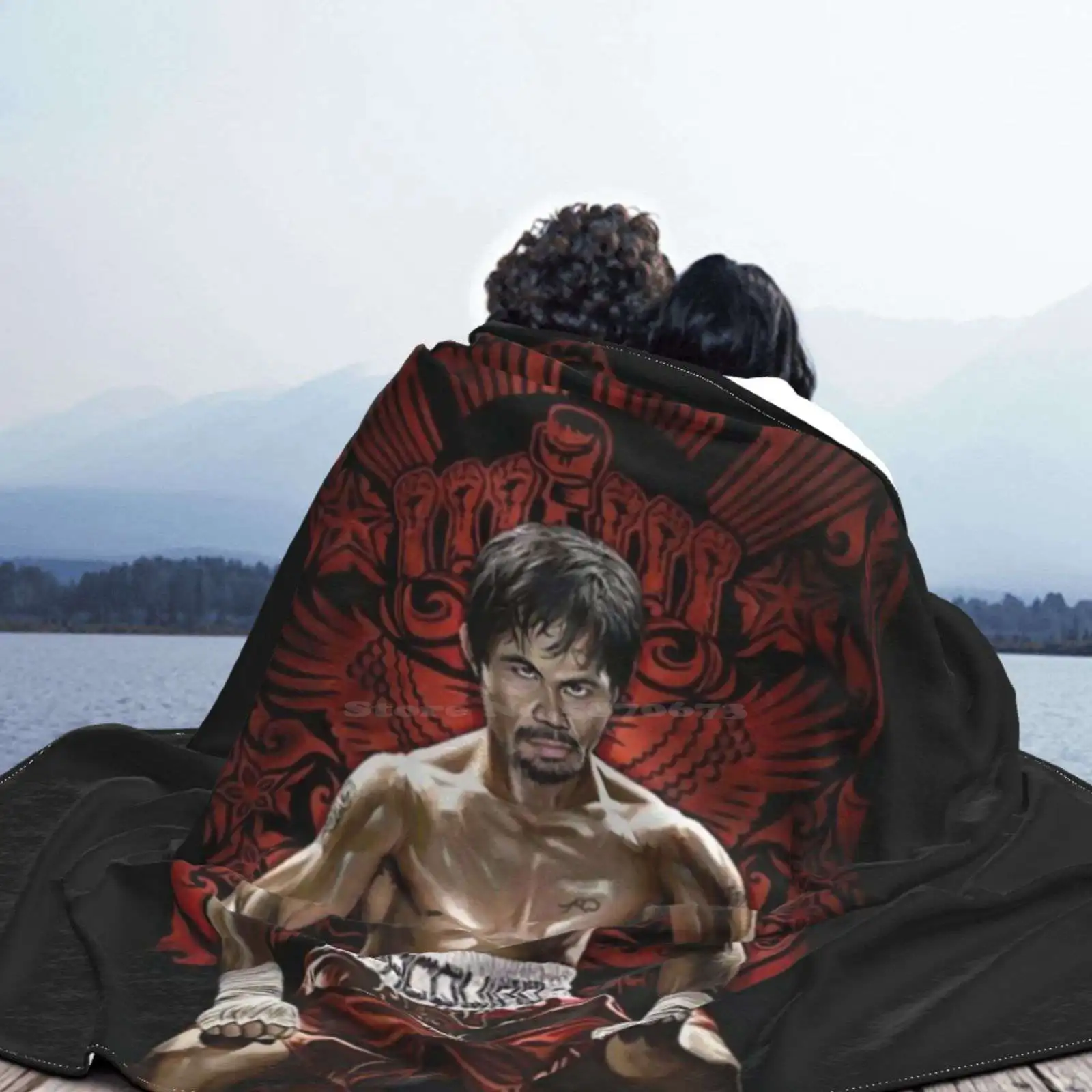 Боксерское искусство креативный дизайн тонкое мягкое фланелевое одеяло