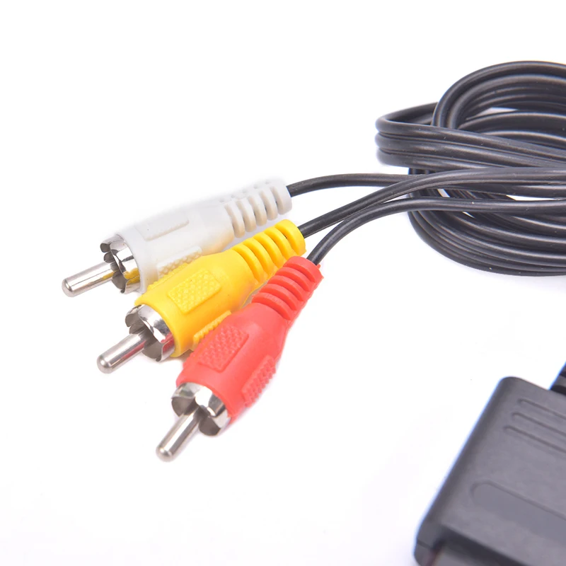 

N64 SNES 6FT RCA TV AV Audio Video Stereo Cable Cord For Game console