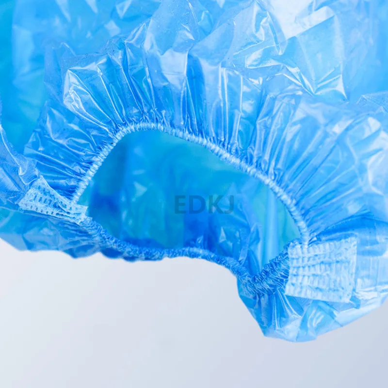 

100pack blue white Waterproof and oil-proof disposable arm sleeves elastic bands household cleaning supplies long sleeve sleeves