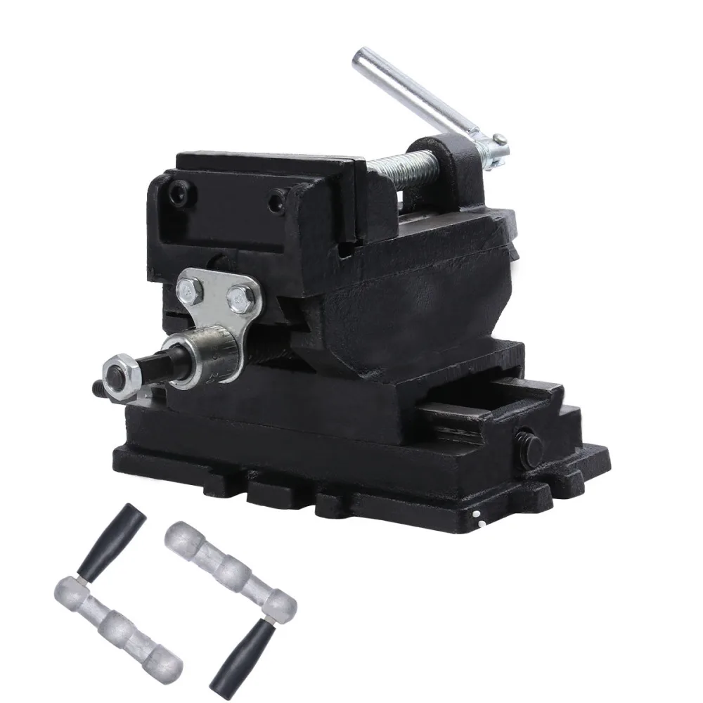 

3 Inch Cross Slide Drill Bench Press Vise Table Flat Clamp-on Plier Milling Machine Clamping Clamp Firmly Woodworking Tool