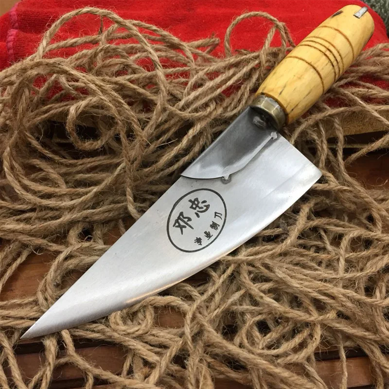Китайский кухонный нож ручной для ковки мяса шеф повара резки острый резак