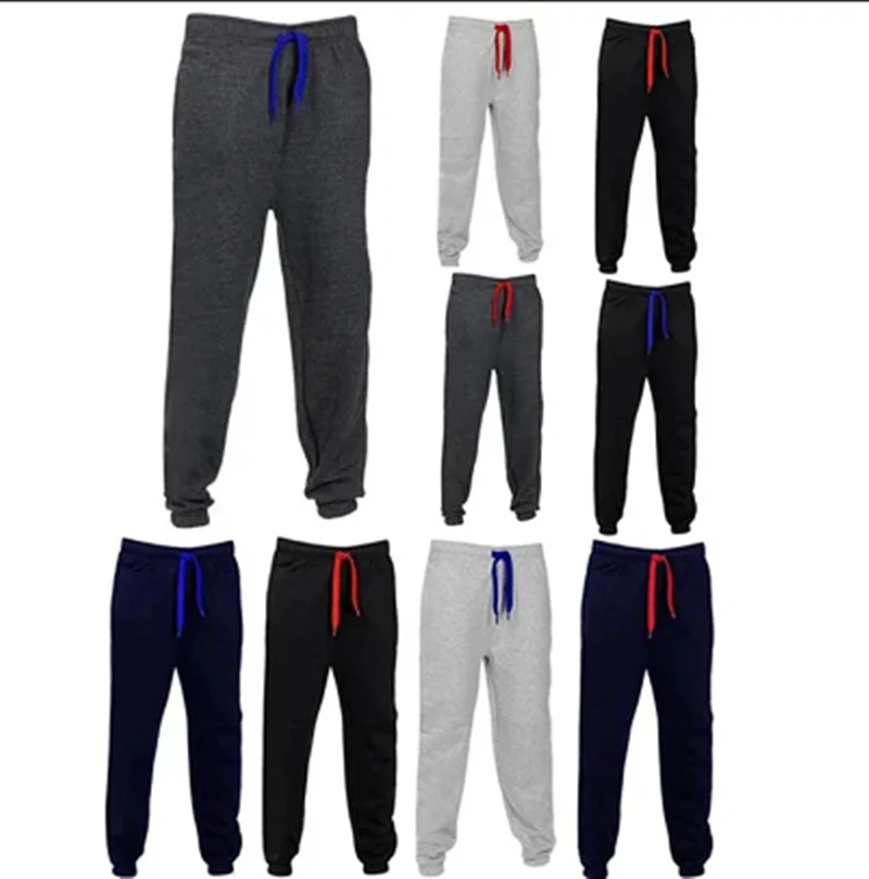 

Mens Joggers Casual Pants Fitness Men Sportswear Tracksuit Bottoms Skinny Sweatpants Trousers Black Gyms Jogger Track Pants