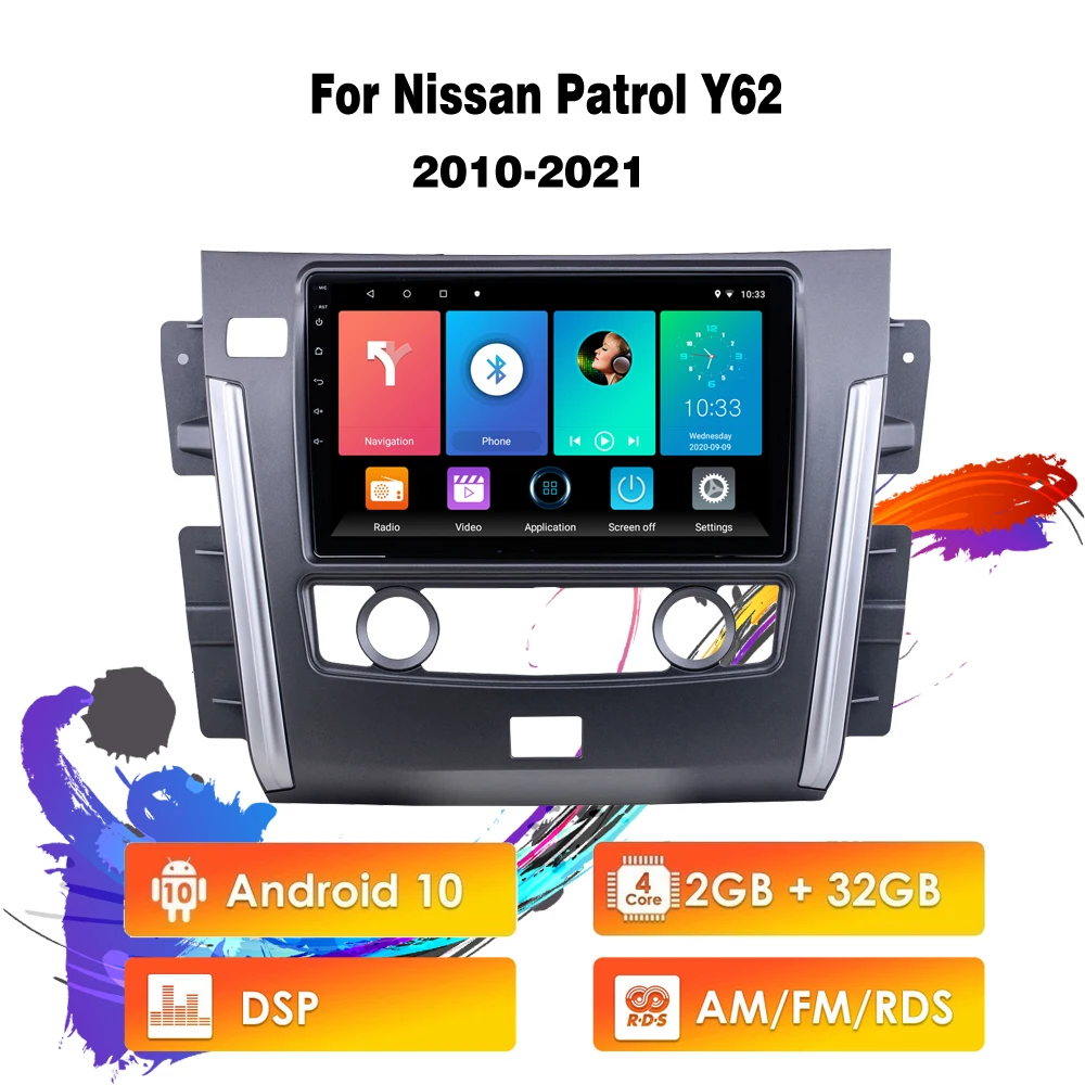 

Eastereggs For Nissan Patrol Y62 2010~2021 2 din Android 10 RDS DSP Car Radio GPS Navigation Multimedia Player head unit