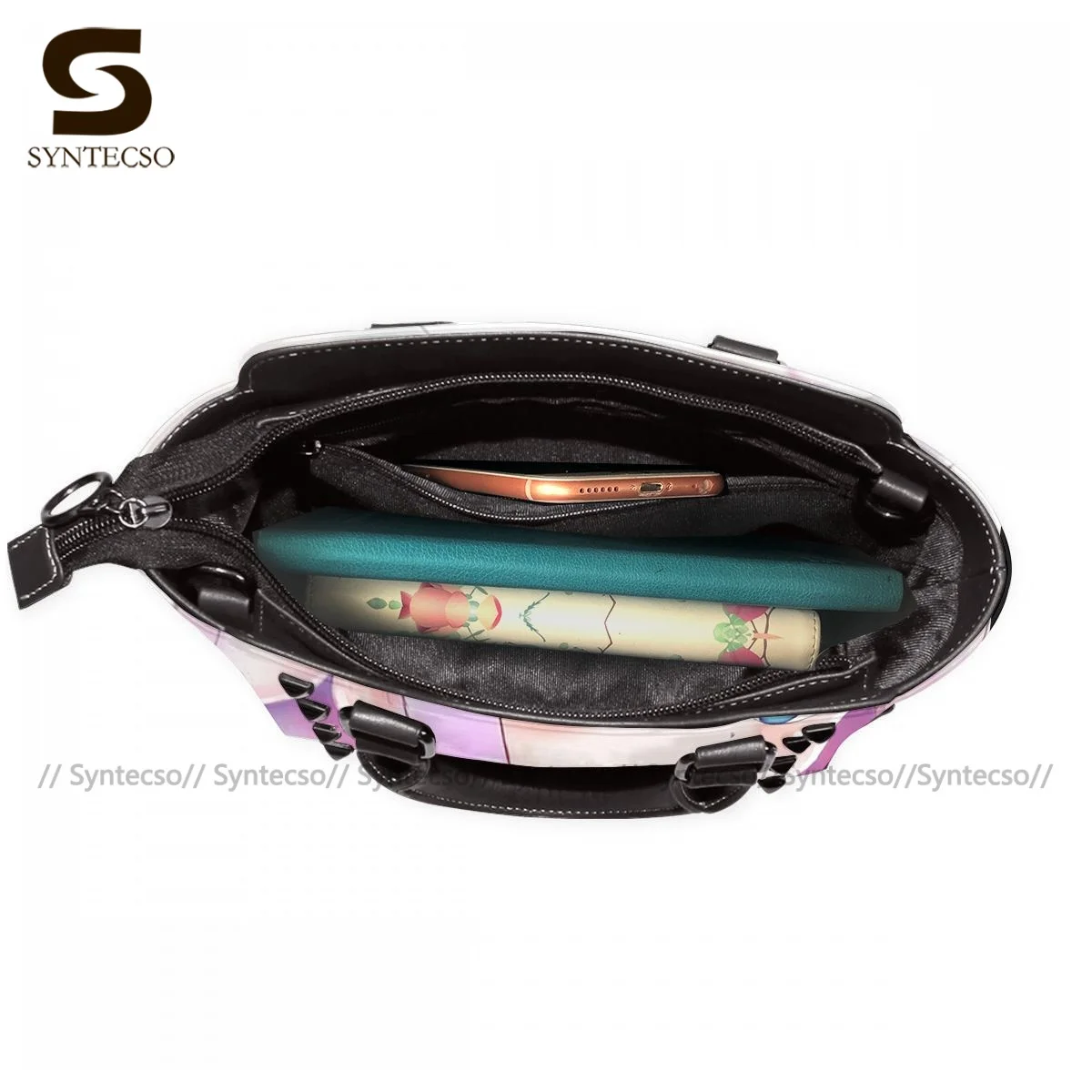 

Dragon Maid Shoulder Bag Shopping Leather Handbag Female Bulk Reusable Bags