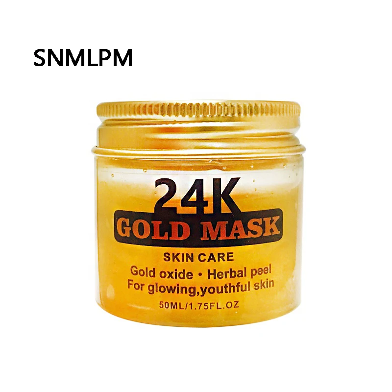 Маска SNMLPM увлажняющая Антивозрастная с 24 каратным золотом 50 мл|Средства для