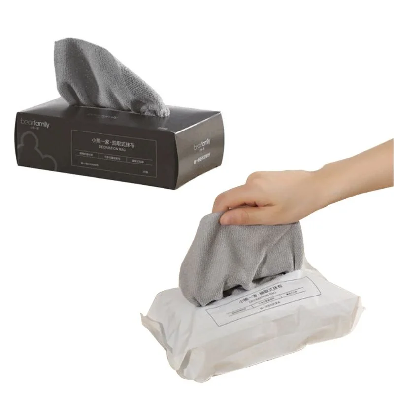 

20pcs Disposable Microfiber Cloth Towels Reusable Antibacterial Table Rags Wipe
