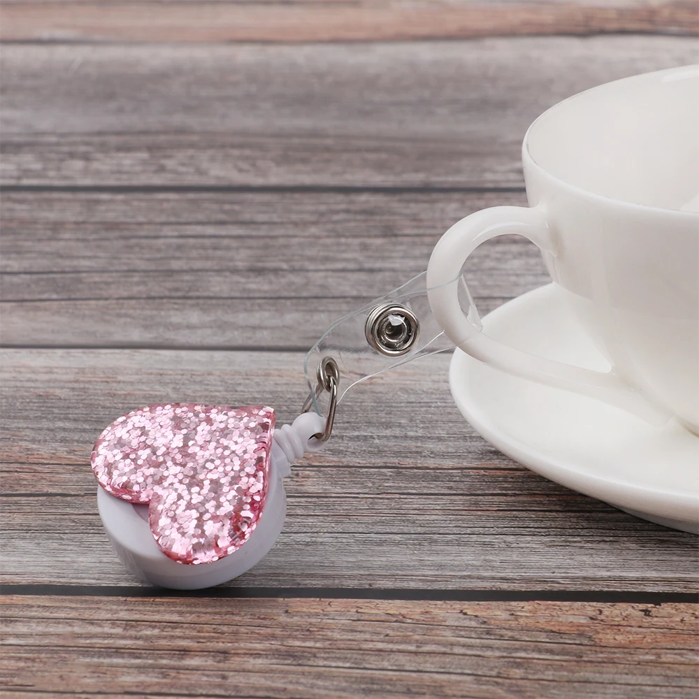 1 шт. выдвижной значок медсестры катушка Клип Модный горный хрусталь аксессуар