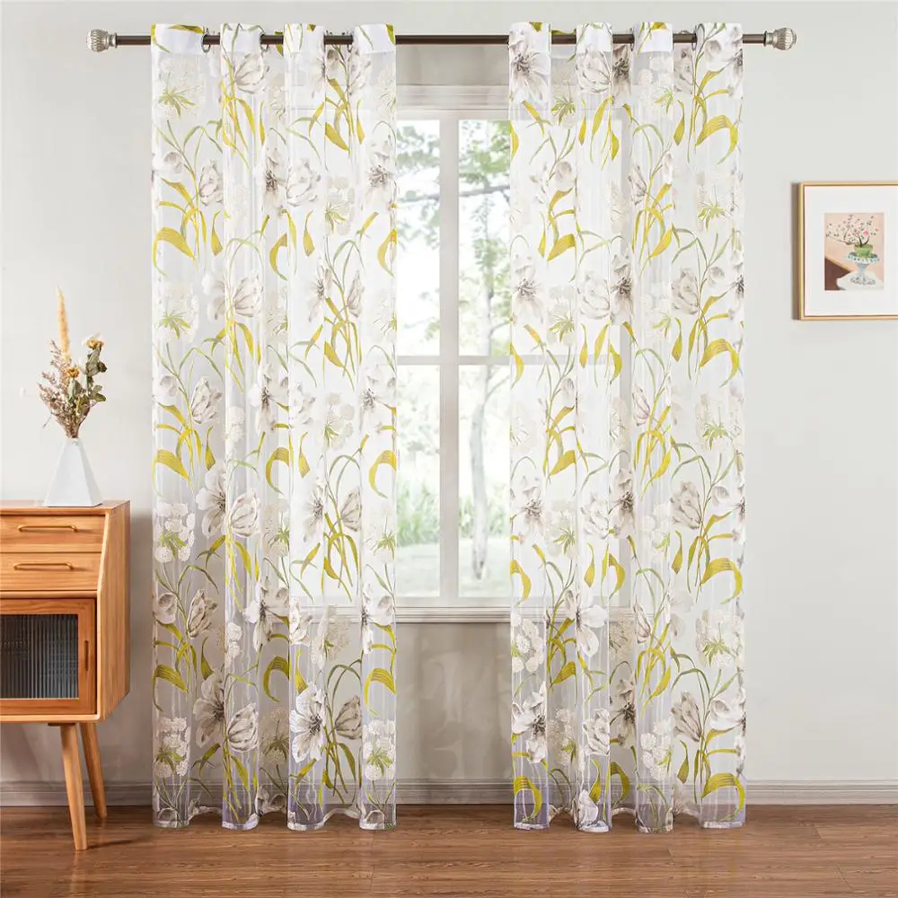 2022 Новые товары простые европейские современные тюлевые занавески на окна с