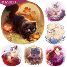 Набор для алмазной вышивки 5D, мультяшная фантазия, с изображением цветов и марионетки, кота, животных, наборы для вышивки крестиком, абстрактное искусство, мозаика, домашний декор