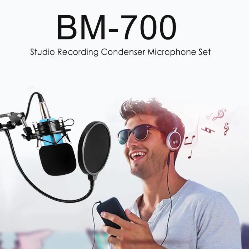 Микрофон конденсаторный BM-700/BM-800 для караоке-студии | Электроника