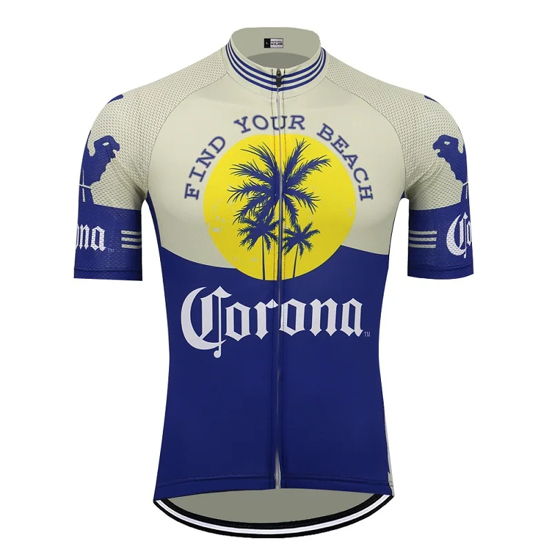 

2022 Men's Retro White Cycling short sleeve Jersey Bike Wear